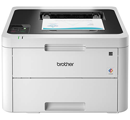 Brother HL-L3230CDW Compact Digital Color Printer Providing Laser Printer Quality Results with Wireless Printing and Duplex Printing, Amazon Dash Replenishment Ready, White Brother HL-L3230CDW Compact Digital Color Printer Providing Laser Printer Quality Results with Wireless Printing and Duplex Printing, Amazon Dash Replenishment Ready, White