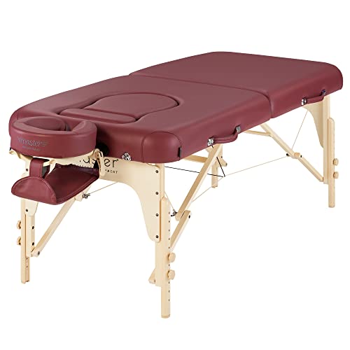 Master Massage 30'' Eva Portable Pregnancy Multi-Functional Massage Therapy Beauty Bed Couch, Burgundy