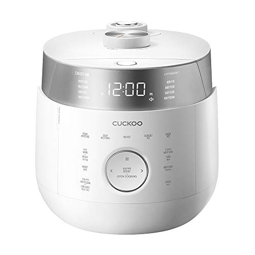 CUCKOO CRP-LHTR0609F | rice cooker 6 Cup (Uncooked) Twin Pressure Induction Heating Cooker | 16 Menu Options: High/Non-Pressure Steam & More, Stainless Steel Inner Pot, Made in Korea | White-Renewed CUCKOO CRP-LHTR0609F | rice cooker 6 Cup (Uncooked) Twin Pressure Induction Heating Cooker | 16 Menu Options: High/Non-Pressure Steam & More, Stainless Steel Inner Pot, Made in Korea | White-Renewed