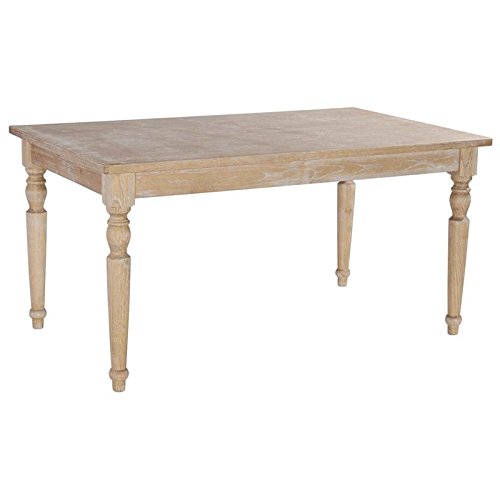 Riverbay Furniture Transitional Wood Dining Table in Light Natural Brown