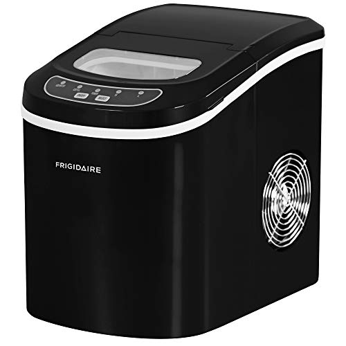 FRIGIDAIRE EFIC101-BLACK Portable Compact Maker, 26 lb per Day, Ice Making Machine, Black FRIGIDAIRE EFIC101-BLACK Portable Compact Maker, 26 lb per Day, Ice Making Machine, Black