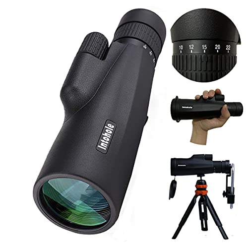 Cosmic Scope Monocular Telescope :Cosmic Scope for Phone,Monoculars for Adults High Powered with Smartphone Adapter, Stable Tripod for Hunting Hiking Bird Watching