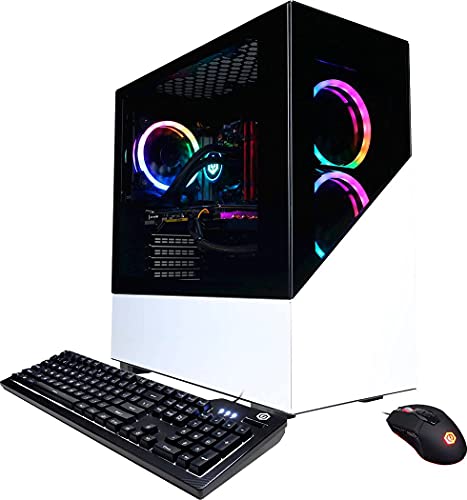 Cyber CyberPowerPC - Gamer Supreme Gaming Desktop AMD Ryzen 7 3700X 32GB Memory Radeon RX 6700 XT 1TB SSD + 2TB HDD Wins 10 Home with SKYPC Bundle (2021 Model) (32GB1TB SSD+2TB HDD), black