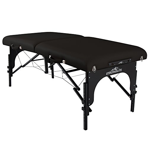 Stronglite Premier Portable Massage Table - Highest-Strength, 3" Deluxe Foam System, Incl. Flex-Rest Headrest and Memory Foam Pillow