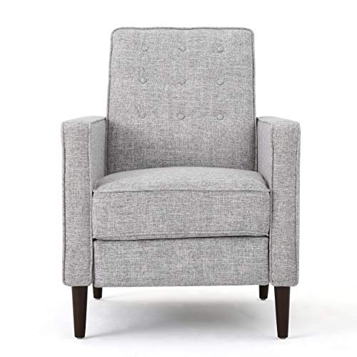 Christopher Knight Home Mervynn Mid-Century Modern Fabric Recliners, 2-Pcs Set, Light Grey Tweed Christopher Knight Home Mervynn Mid-Century Modern Fabric Recliners, 2-Pcs Set, Light Grey Tweed
