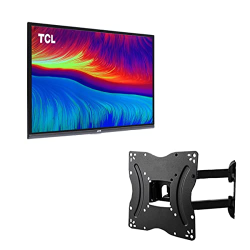 TCL 32-Inch LED 1080P Smart HDTV with Dual Band Wi-Fi Headphone Jack Ideal for Movies and Videogames + Free Wall Mount (No Stands) 32S327 (Renewed)