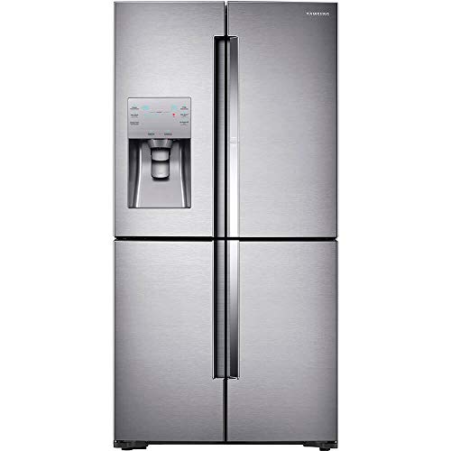 Samsung RF22K9381SR/AA 22.1 cu. ft. Counter Depth 4-Door Flex Food Showcase Refrigerator - Stainless Steel