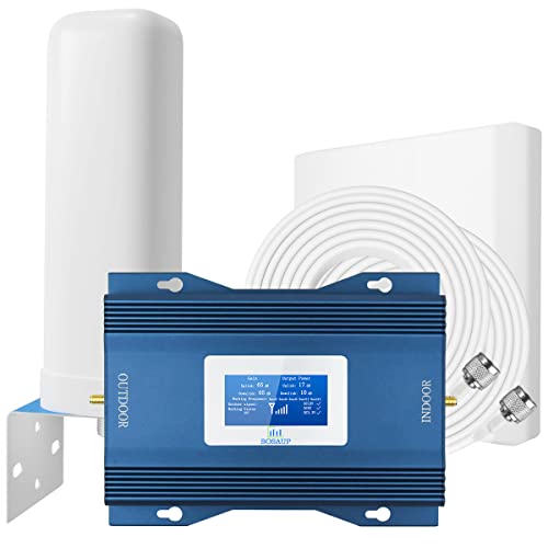 Verizon Cell Phone Signal Booster AT&T Signal Booster T Mobile Cell Signal Booster Verizon Cell Booster for All Carriers, AT&T Cell Phone Booster for Home Boost 5G 4G LTE 3G UP 6000 Sq.Ft