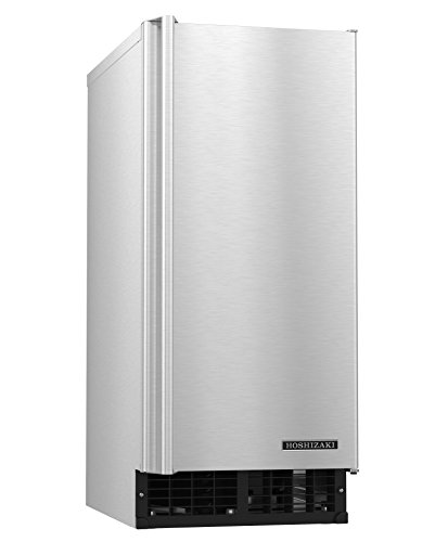Hoshizaki C-80BAJ 14 7/8" Air-Cooled Undercounter Cubelet Ice Machine Maker with 22 lb. Storage Capacity, 80 lbs/Day, Stainless Steel, 115v