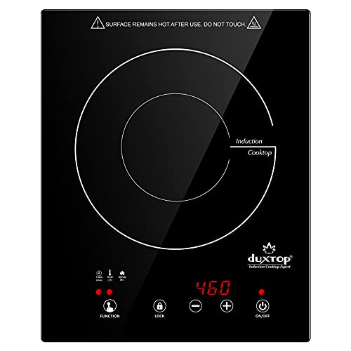 Duxtop Built-in Countertop Burner, Portable Induction Cooktop, Sensor Touch Induction Burner, 170-Minute Timer, Safety Lock, 1800W BT-200T1/8600BI Duxtop Built-in Countertop Burner, Portable Induction Cooktop, Sensor Touch Induction Burner, 170-Minute Timer, Safety Lock, 1800W BT-200T1/8600BI
