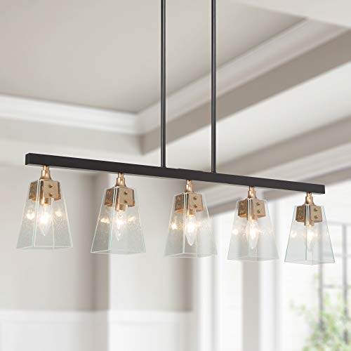 reese metal linear chandelier