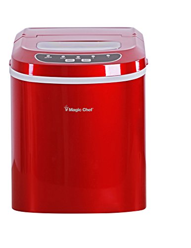 Magic Chef 27-Lb. Portable Red Countertop Ice Maker, 27 lb Magic Chef 27-Lb. Portable Red Countertop Ice Maker, 27 lb