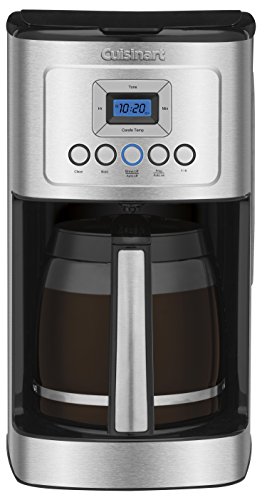 Cuisinart DCC-3200P1 PerfecTemp 14-Cup Programmable Coffeemaker with Glass Carafe, Fully Automatic Allows for Brew Strength Control and 1-4 Cup Setting, Stainless Steel Cuisinart DCC-3200P1 PerfecTemp 14-Cup Programmable Coffeemaker with Glass Carafe, Fully Automatic Allows for Brew Strength Control and 1-4 Cup Setting, Stainless Steel