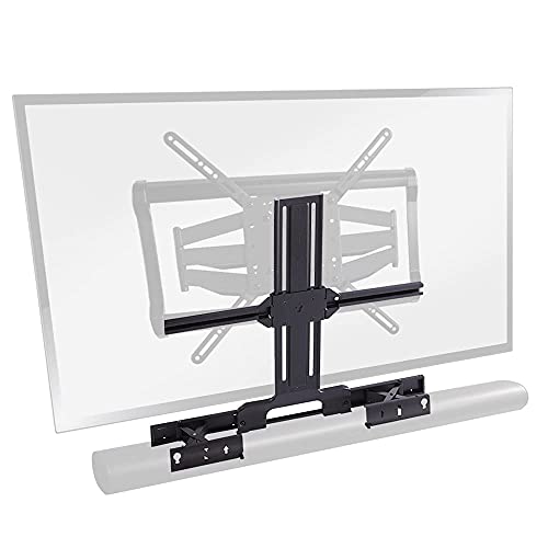 Sanus Soundbar TV Mount Designed for Sonos Arc Sound bar - Height & Depth Adjustable for Dolby Atmos - Universal Compatibility with SANUS & Other TV Mounts - Easy Assembly -OSSATM