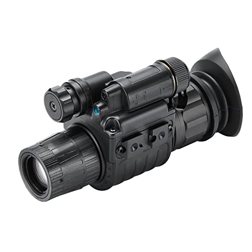 Night Vision Monocular Military Tactical Gen 2+, Infrared Night Vision Hand-held, Helmet-Mounted HD Scopes for Outdoor/Surveillance/Security/Hunting/ Monitoring