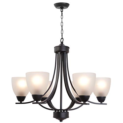 VINLUZ Contemporary Chandeliers 6 Light Black Modern Pendant Light Rustic Vintage Dining Room Lighting Fixtures Hanging, Flush Mount Ceiling Light for Bedroom Living Room VINLUZ Contemporary Chandeliers 6 Light Black Modern Pendant Light Rustic Vintage Dining Room Lighting Fixtures Hanging, Flush Mount Ceiling Light for Bedroom Living Room