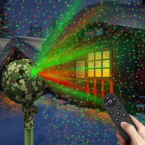 Christmas Lights Projector Outdoor, Laser Light Projection Outside LED Projectors Spotlight Show Waterproof Christmas Decorations Lighting for Xmas Holiday with Timer Remote Christmas Lights Projector Outdoor, Laser Light Projection Outside LED Projectors Spotlight Show Waterproof Christmas Decorations Lighting for Xmas Holiday with Timer Remote