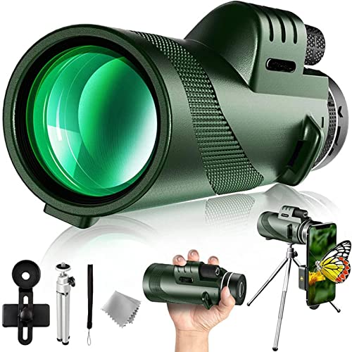 Hd 40x60 Low Night Vision High Resolution Monocular Extra Long Distance Telescope Hiking Huntingtravel Watching Portable Telescope with Tripod Hd 40x60 Low Night Vision High Resolution Monocular Extra Long Distance Telescope Hiking Huntingtravel Watching Portable Telescope with Tripod