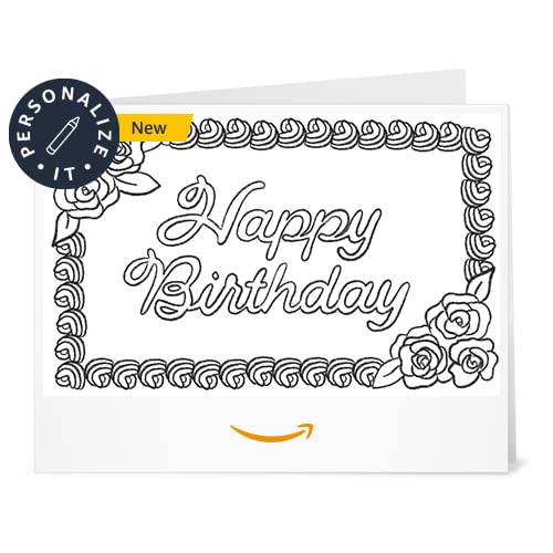 Amazon Gift Card - Print - Happy Birthday (Color) Print-at-Home Amazon Gift Card - Print - Happy Birthday (Color) Print-at-Home