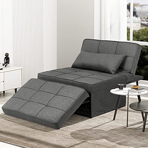 Diophros Sofa Bed, Convertible Couch Chair 4 in 1 Multi-Function Modern Folding Ottoman Guest Sleeper Bed with Adjustable Backrest for Small Room Apartment Diophros Sofa Bed, Convertible Couch Chair 4 in 1 Multi-Function Modern Folding Ottoman Guest Sleeper Bed with Adjustable Backrest for Small Room Apartment