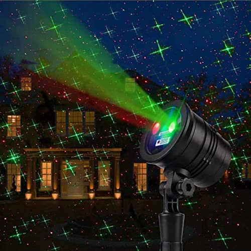 itoeo Christmas Projector Lights, Led Waterproof Christmas Laser Lights Landscape Spotlight Red and Green Star Show with Remote Decorative for Bedroom Outdoor Garden Patio Wall Holiday Party itoeo Christmas Projector Lights, Led Waterproof Christmas Laser Lights Landscape Spotlight Red and Green Star Show with Remote Decorative for Bedroom Outdoor Garden Patio Wall Holiday Party
