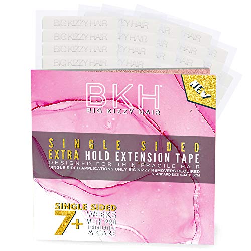 Big Kizzy Extra Hold Single Sided Replacement Tape for Hair Extensions by Big Kizzy, Fits Most Tape in Hair Extensions - 72 Tabs