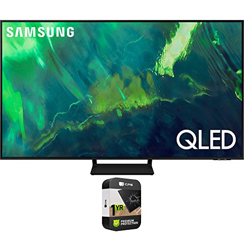 Samsung QN85Q70AAFXZA 85 Inch QLED 4K UHD Smart TV Bundle with Premium 1 YR CPS Enhanced Protection Pack