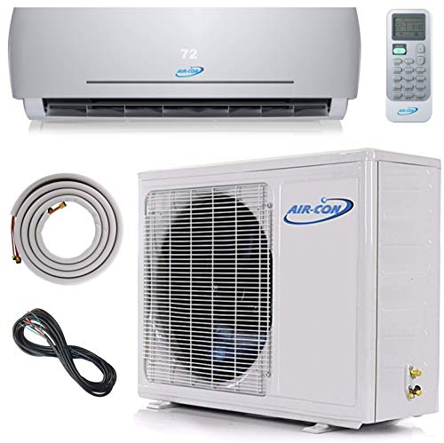 18000 BTU Mini Split Ductless Air Conditioner – 23 SEER - 12’ Lineset & Wiring - 100% Ready to Install - Pre-Charged Inverter Compressor – 1.5 Ton Heat Pump AC/Heating System - USA Parts and Support