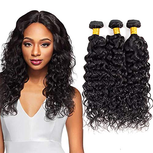 8A Water Wave Bundles 10 12 14 inch Brazilian Wet and Wavy Human Hair Weave Bundles Water Curly Hair 3 Bundles 1B# color 8A Water Wave Bundles 10 12 14 inch Brazilian Wet and Wavy Human Hair Weave Bundles Water Curly Hair 3 Bundles 1B# color