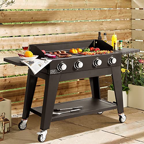 best portable grill griddle combo