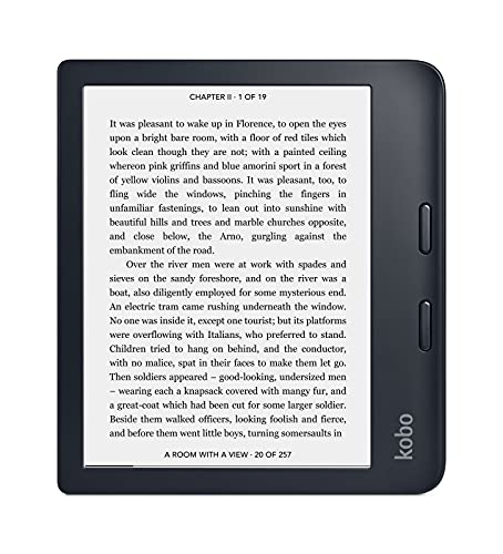 Kobo Libra 2 | eReader | 7” Glare Free Touchscreen | Waterproof | Adjustable Brightness and Color Temperature | Blue Light Reduction | eBooks | WiFi | 32GB of Storage | Carta E Ink Technology | Black Kobo Libra 2 | eReader | 7” Glare Free Touchscreen | Waterproof | Adjustable Brightness and Color Temperature | Blue Light Reduction | eBooks | WiFi | 32GB of Storage | Carta E Ink Technology | Black