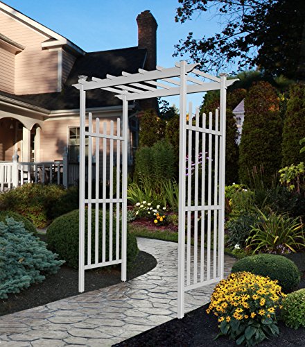 Cardiff 45"W x 83"H Cardiff Vinyl Arbor